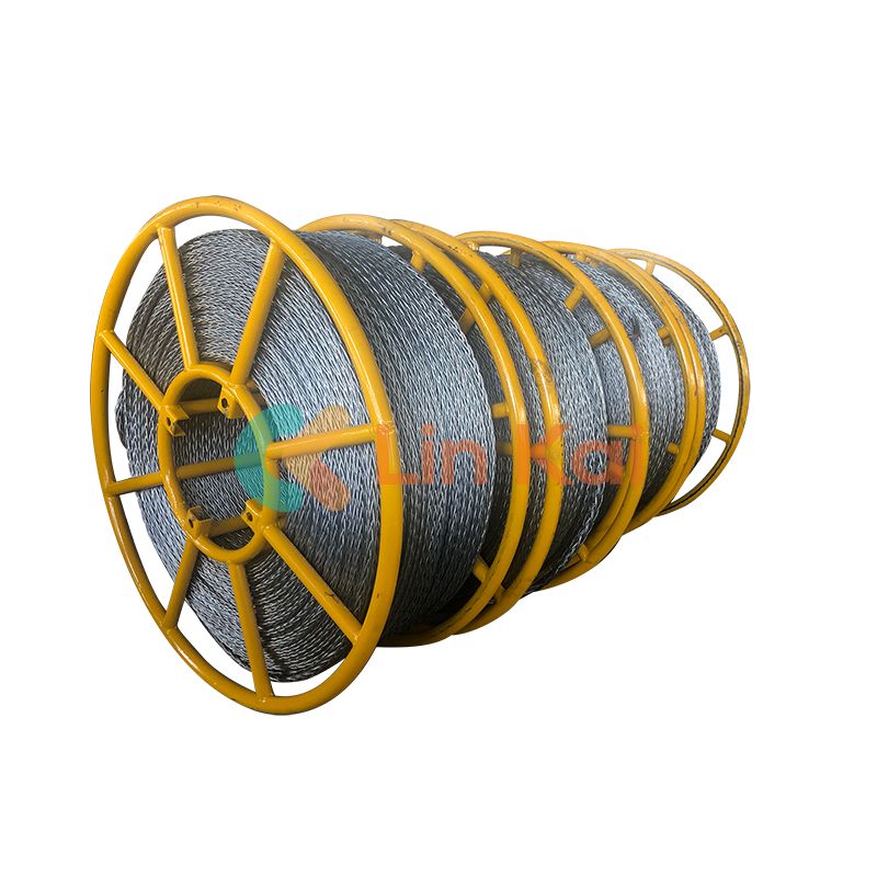 Anti Twist Wire Rope 24MM för strängning av 6 ledare